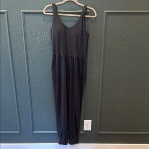 Gray Sleeveless Jumpsuit